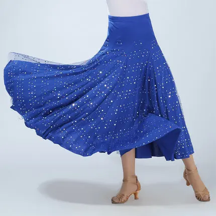 Ballroom Dance Skirt Modern Standard Waltz Competition Dance Dress Belly Latin Tango Skirts 5 Colors