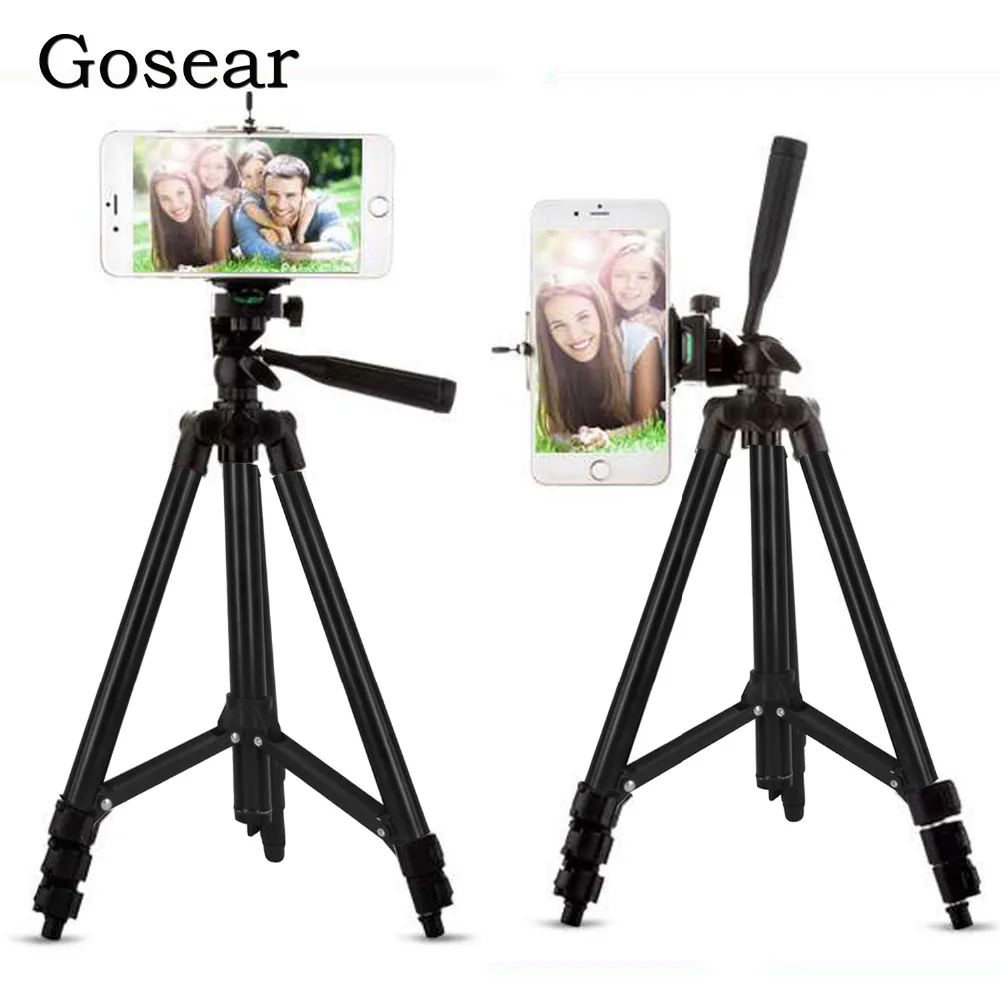 Gosear Professional Universal Flexible Telescopic 4 Sections Aluminum