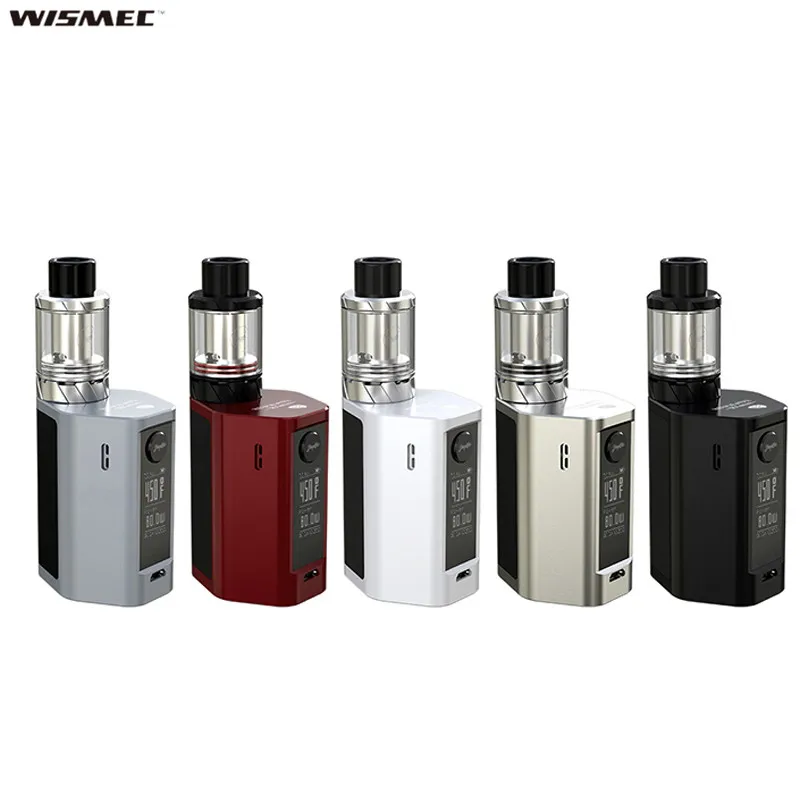 

100% Original WISMEC Reuleaux RXmini Kit 80W Box MOD 2100mAh Bult-in Battery RX mini TC Mod with 2ml Atomizer Tank