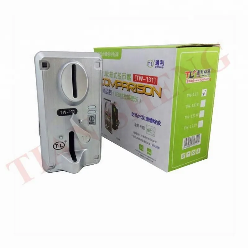 

High quality plastic CPU Comparison TW-131 Coin Acceptor Multi Coin Selector Mechanism Accepter Arcade Games Machines Parts