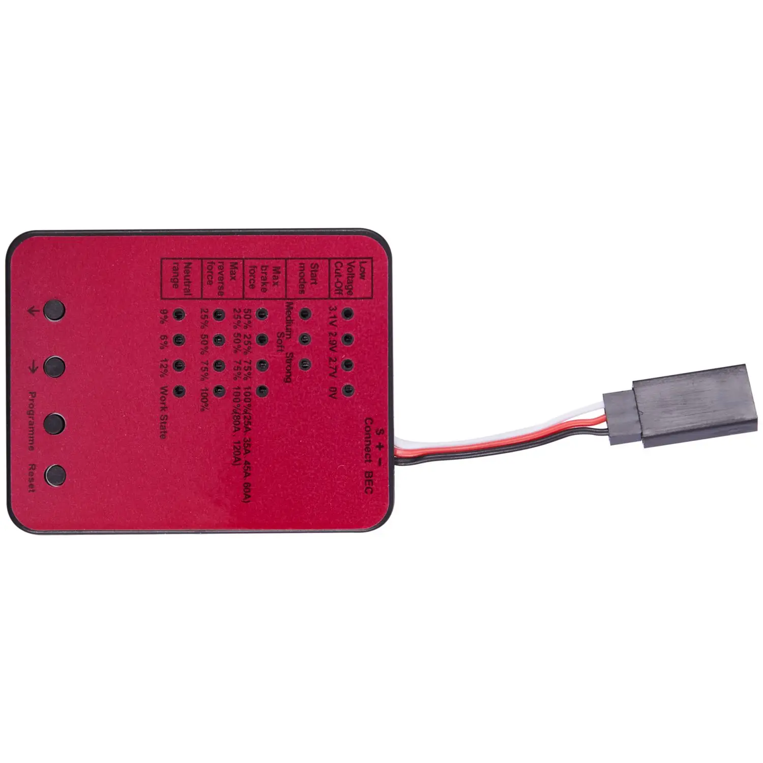 SURPASS HOBBY S series S 45A/S 120A RC Car ESC Programming Cardin