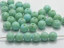 200 Blue Imitation  Acrylic Round Beads 8mm(0.31\")