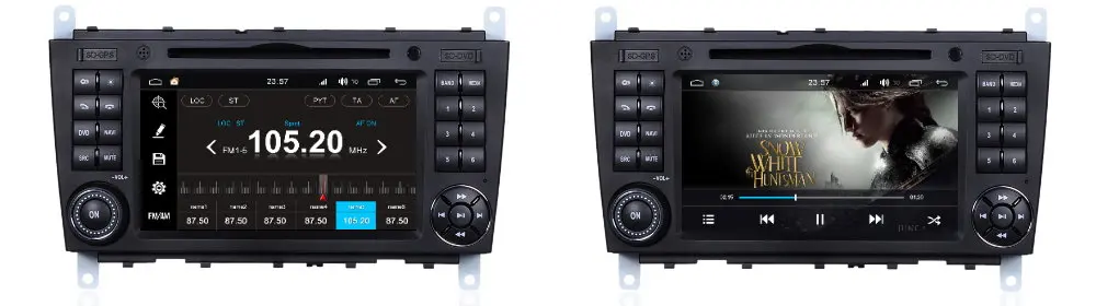 Perfect Car Radio DVD Player GPS Navigation For Mercedes Benz C Class  Android HD Displayer System Audio Video Stereo In Dash Head Unit 7