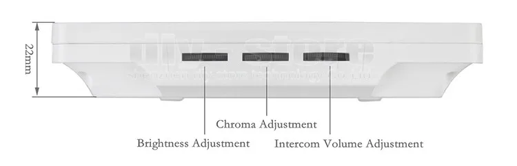 Diysecur 12x4.3 дюймов мониторов 4-проводной Квартира видео-телефон двери аудио и видео домофон ИК-камеры для 12 семей