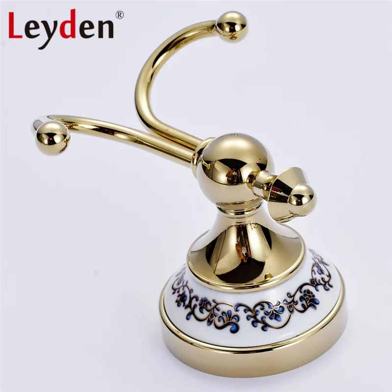 Leyden ORB/Золотая вешалка латунный крючок для одежды черные настенные крючки шляпы