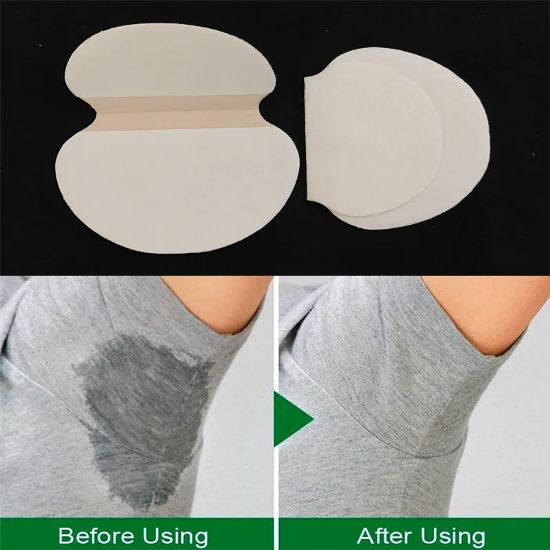 50 Pairs Summer Disposable Underarm Sweat Pads for Clothing Anti Armpit Absorbent Deodorants Shield Stickers |