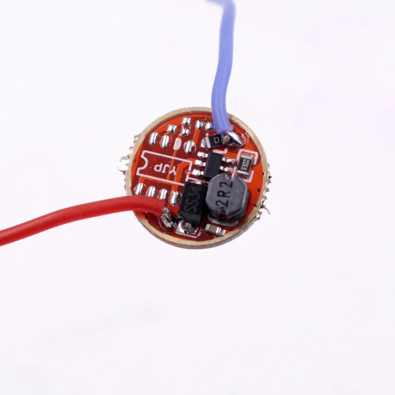 

15mm 1.2v-4.2v led Boost Driver Circuit Board 1mode 900mA for DIY flashlight