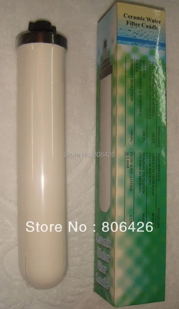0.5 micron filter/ Ceramic Water Filter Candle with combined carbon