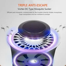 USB фотокаталитическое средство от москитов лампа сильный всасывающий немой насекомых Ловушка свет#3