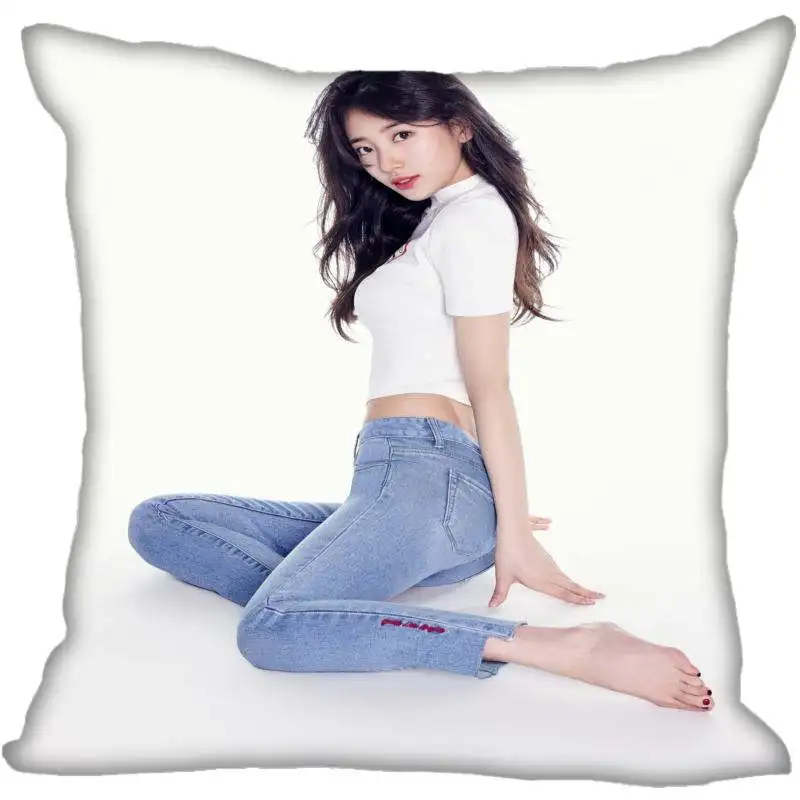 Чехол Bae Suzy на заказ квадратная подушка чехол молнии для спальни домашняя