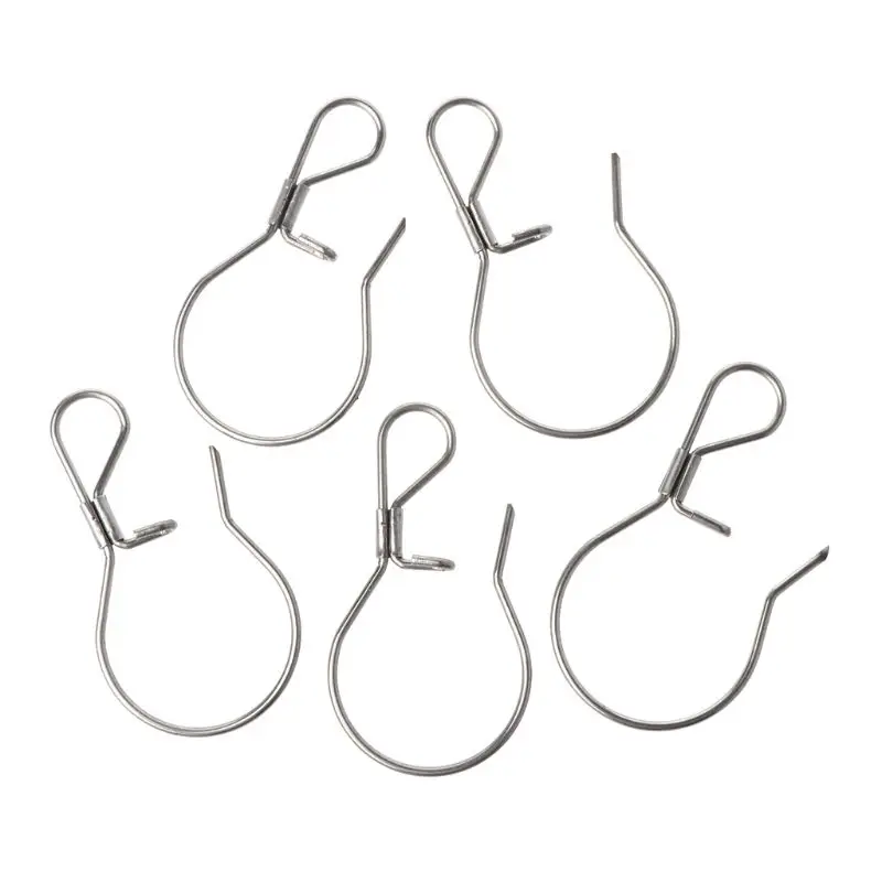 

5 Pcs/pack Fish Lock Stainless Steel Live Fishes Buckle One Hand Buckles Multifunction Small Accessories Fishing Gear Supplies