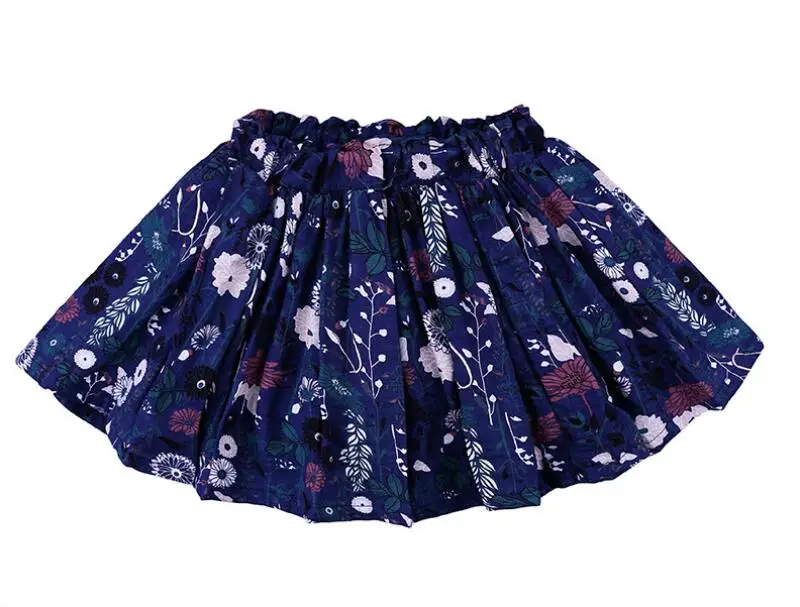 Детские юбки-пачки для девочек хлопковая юбка с цветочным принтом летняя детская одежда для девочек юбки для маленьких девочек 1, 2, 3, 4, 5, 6 лет - Цвет: C3
