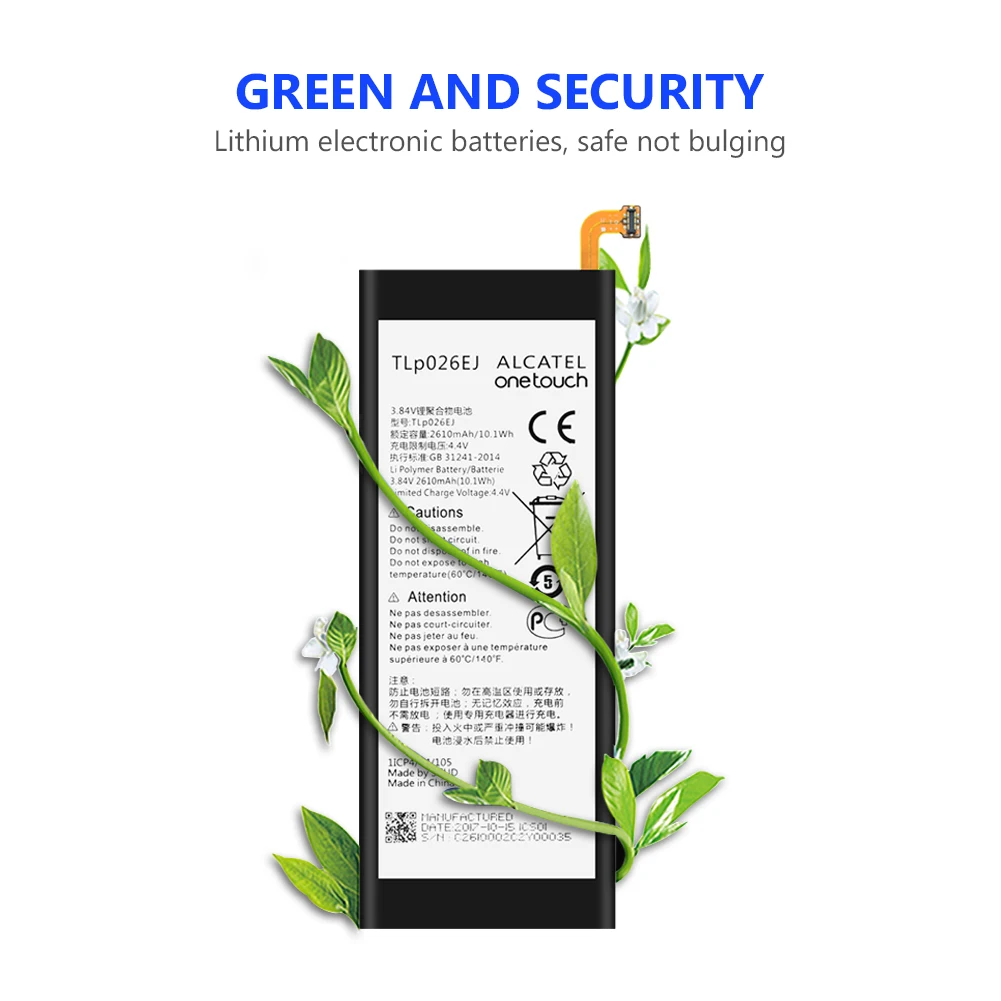 TLp026EJ батарея для Alcatel idol 4 OT-6055H 6055U 6055K 6055B 2610 мАч литий-полимерные аккумуляторы для мобильных телефонов бесплатные инструменты