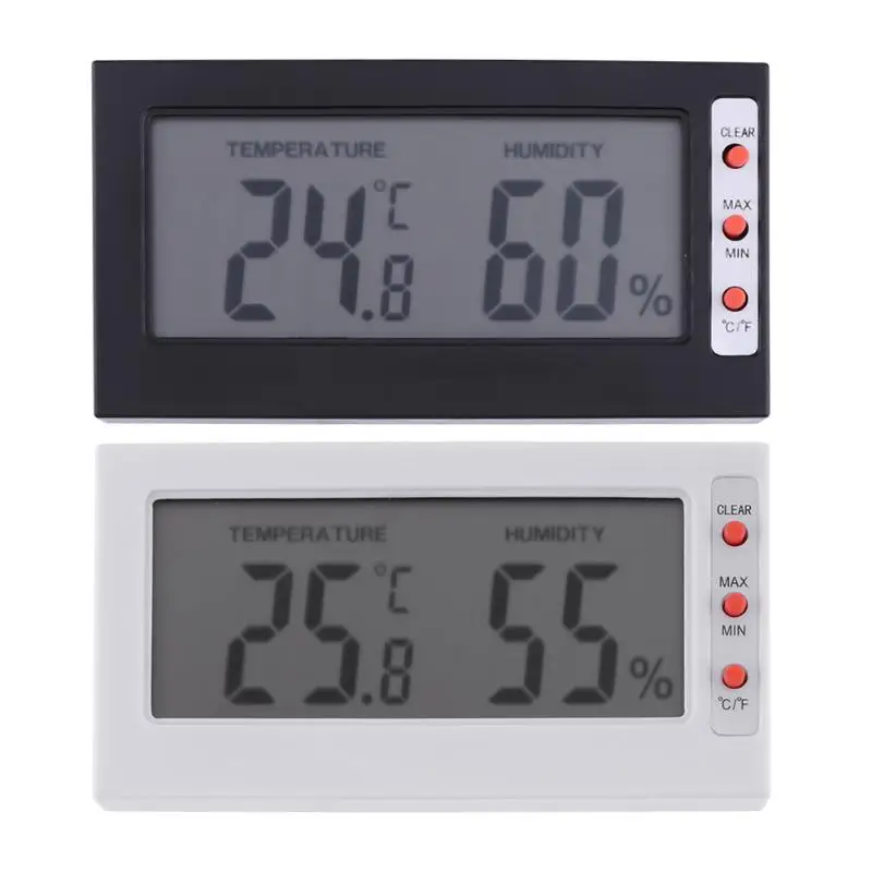 

Mini Baby Temperature Measurement Hygrometer for Incubator LCD Indoor Thermometer Measuring Humidity in Room