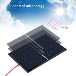 0.65 Вт 1.5 В 300ma поликристаллического кремния Панели солнечные мини солнечной Мощность ячейки Зарядное устройство Панель DIY солнечных
