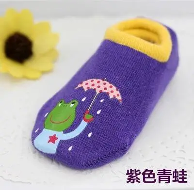 3 пары носков для мальчиков и девочек Anyongzu носки-тапочки и носки для малышей с клеем, чтобы предотвратить скольжение мультяшных носков - Цвет: 9