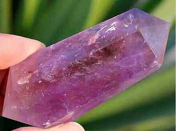

Natural Rainbow Amethyst QUARTZ CRYSTAL WAND POINT HEALING