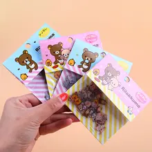 80 шт/1 упаковка милый Rilakkuma дневник стикер Kawaii стикер s для детей корейский стикер для канцелярских товаров новинка подарок