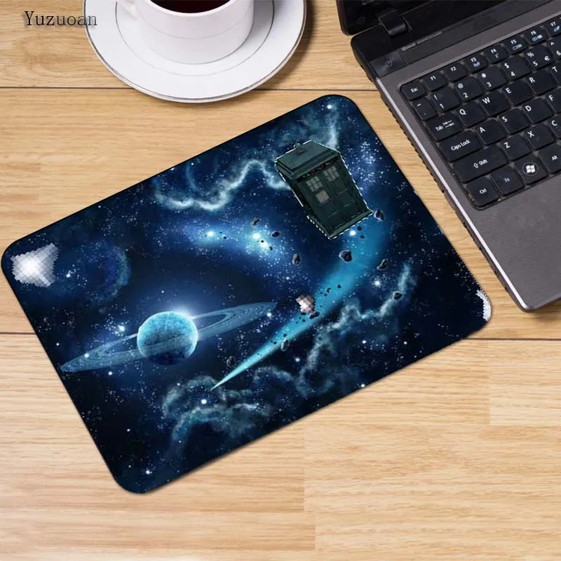Yuzuoan Time Vortex Doctor who противоскользящая игровая клавиатура Коврик для мыши 180x220x2 мм и
