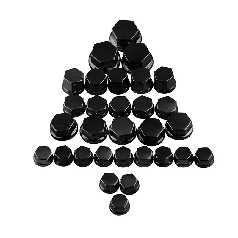 30p Motorcycle Screw Nut Bolt Cap Cover Decoration Centro