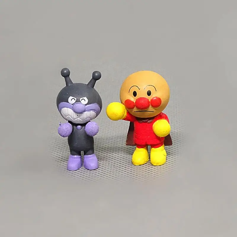 

1pc new Hot sale Cartoon Anime Anpanman Ornament Figures Doll Bread Superman Bacteria Baikinman Action Figure Toys Gifts