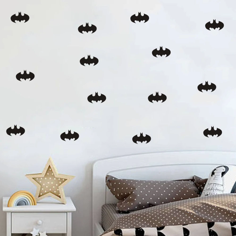 

Bat Wall Sticker For Kids Room Animal Bedroom Decor Accessories DIY Wall Stickers Home Decor Living Room Art Mural Wall Stickers