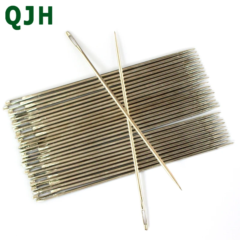

12pcs 4size Hand Stitches Stainless Steel Embroidery Needle Needlework knitting Needles Arts & Crafts Sewing Tools 4" 5" 6" 7"