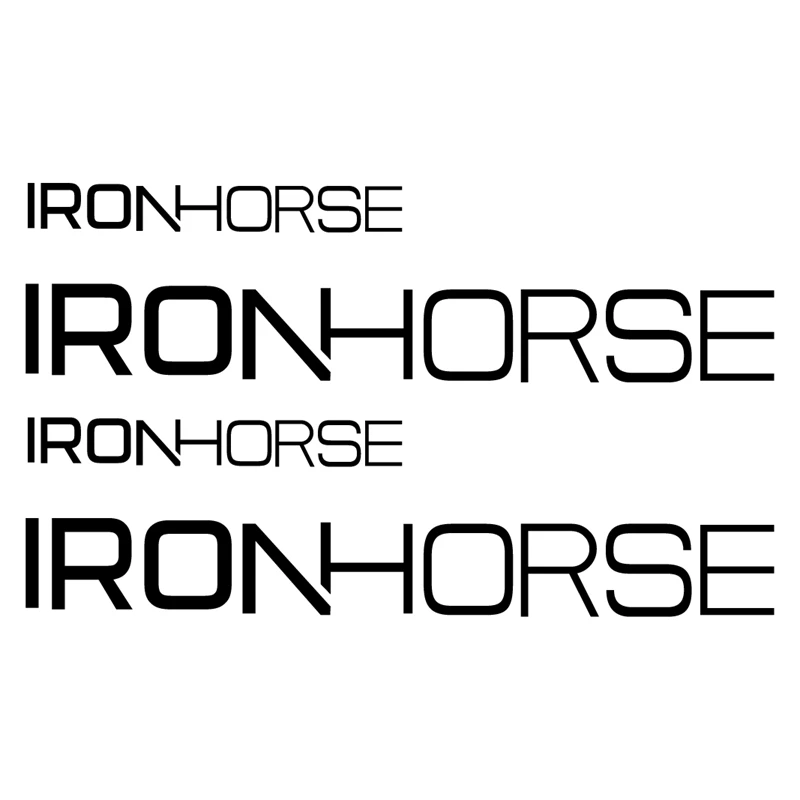 Vinyl Sticker For IRONHORSE BIKE FRAME Decor Bicycle Remoable