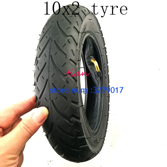 US $11.89 Free Shipping Good Quality 10x20 10x2 Electric Scooter Tires and Inner Tube10 Inch Balanced Scoote