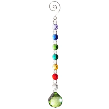 

DTY Crystal Prisms Chandelier Parts 30mm Green Lighting Ball Suncatcher Pendants Accessories Curtains Wedding Home Decoration