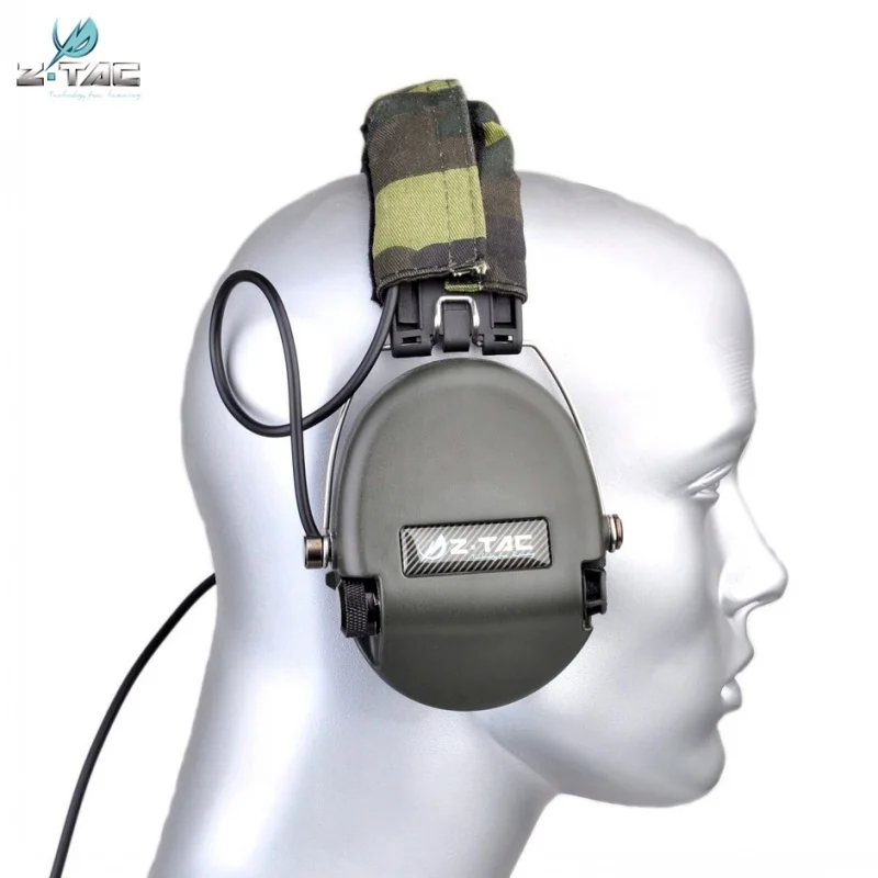 Fone de Ouvido Fone de Ouvido da Aviação Tactical Sordin Headset Versão Softair Ztac da Aviação Militar Airsoft Ipsc Headphone Z037 z 5 Fone de Ouvido fone de Ouvido Da