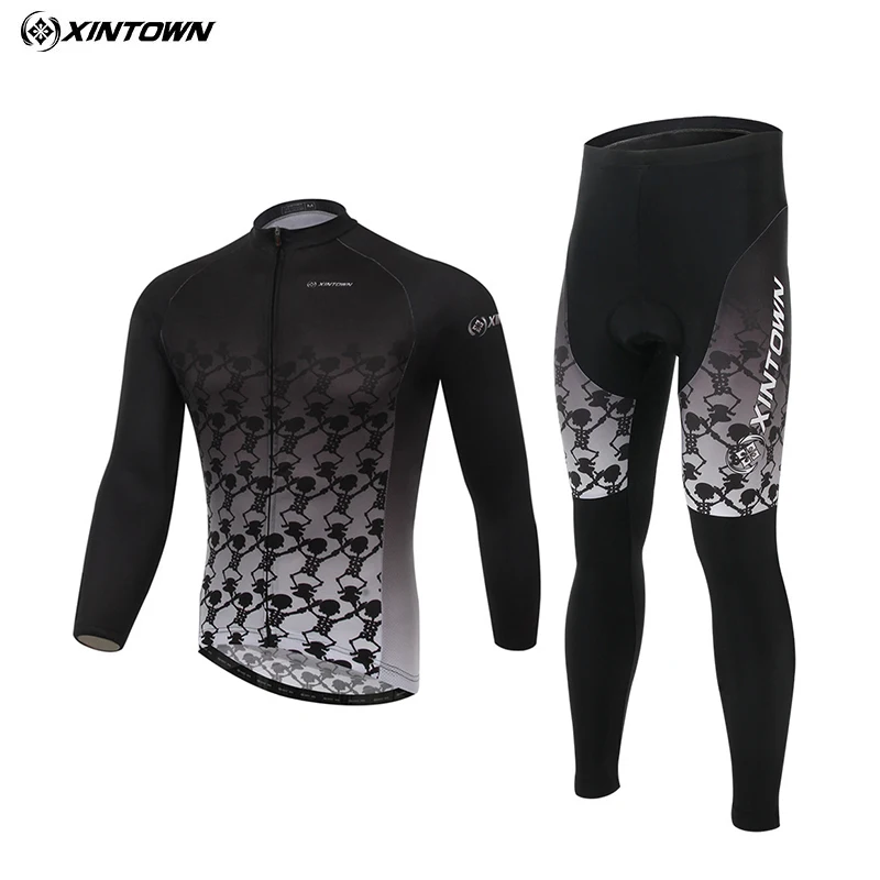 New Reflect UV Men Full Cycling clothing Man Cycling wear Cycling jersey sleeve kit Suite MTB