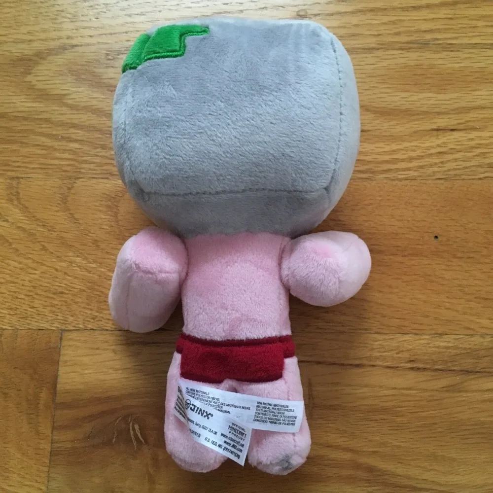 Toys Hobbies Other Stuffed Animals Minecraft Happy Explorer Baby Zombie Pigman 7 Plush Toy