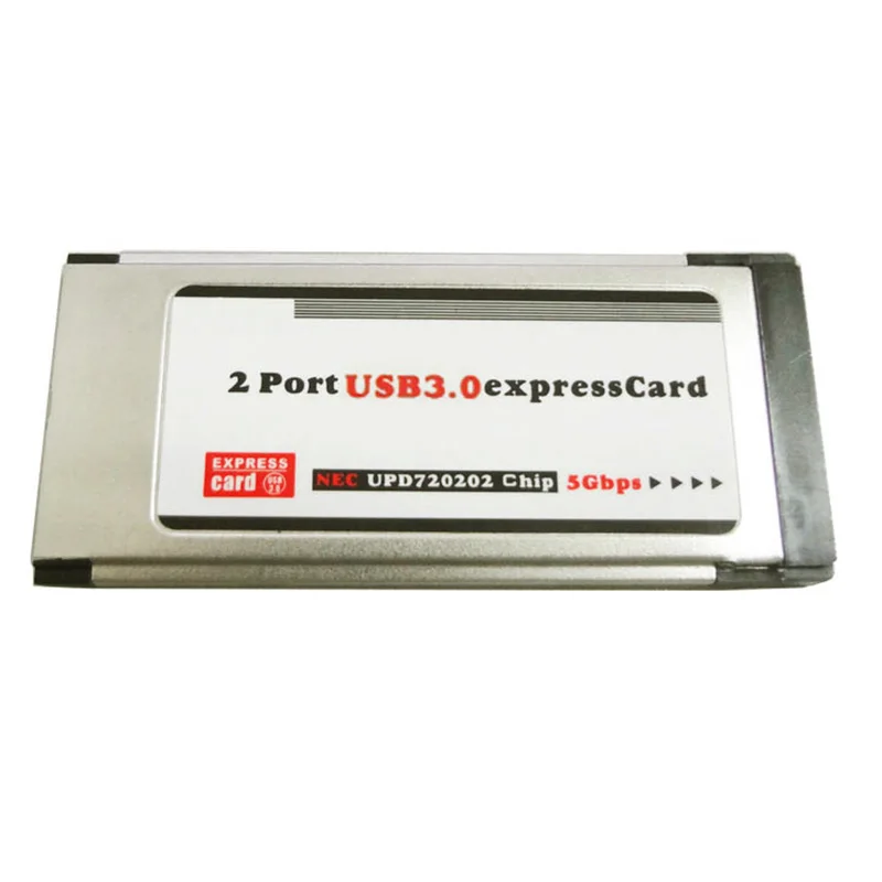 Высокое-Скорость 2 Порты и разъёмы Скрытая внутри USB 3,0 Usb3.0 к Expresscard Express Card 34 мм адаптер конвертер для Тетрадь ноутбук