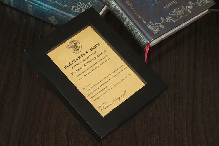 

hogwarts school letter of admission halloween christmas birthday party invitation custom festive gift for adult children