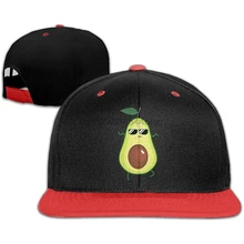 Унисекс Милая мультяшная бейсболка с авокадо, хлопковая бейсболка