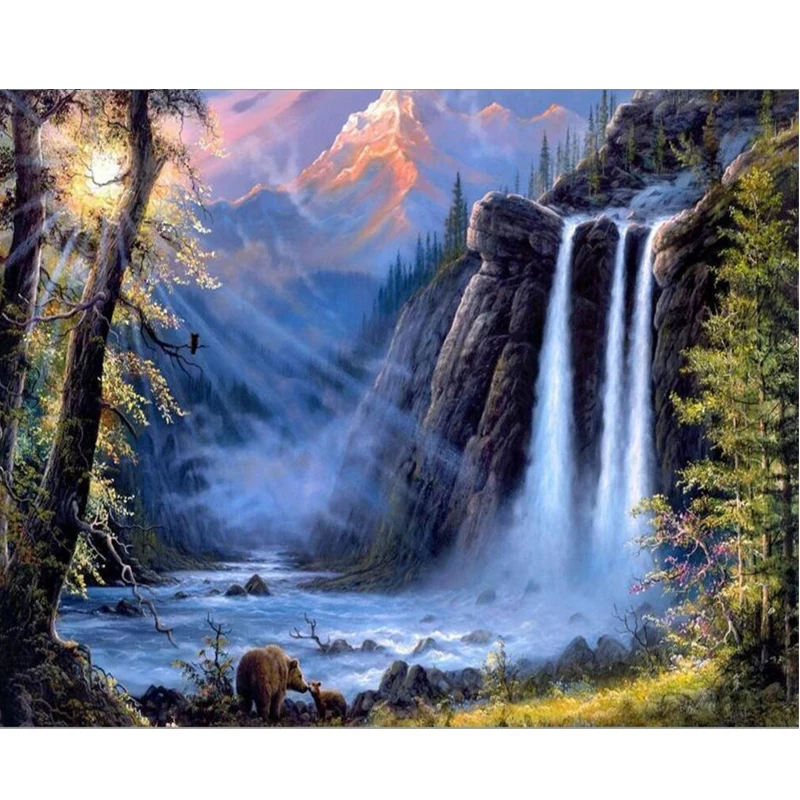 Online Buy Wholesale digital oil painting from China digital oil painting Wholesalers