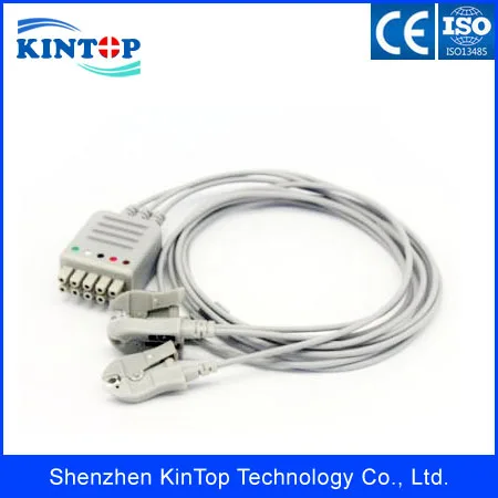 Совместимый новый Siemens ECG кабель 5 свинцовый оснастки ecg терпеливый leadwire подходит