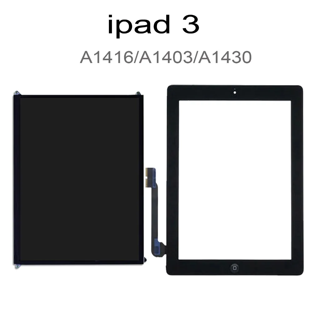 Тестирование Экран для iPad 3 3rd Gen A1416 A1403 A1430 9 7 &quotЖК-дисплей Дисплей внешний