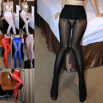 

8 Colors Female Lingerie Sexy Stockings Summer Thin Tights High Elastic Underwear Nylon Pantyhose Long Thigh Medias For Women
