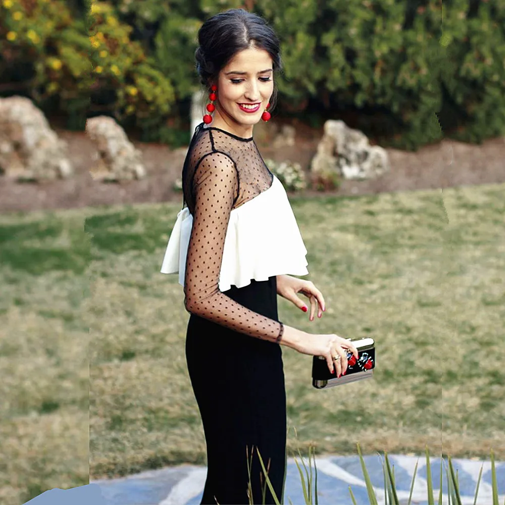 

Little Black Evening Dresses 2019 Spring Short Prom Dresses Summer Dancing Dress Formal Party Dress Tea Length Robe De Soiree