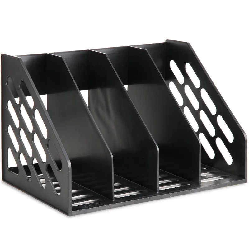 Classic 4 Pocket Vertical Separator,13.46x9.45x8.86 Inches,A4 Magazine File Holder Paperwork