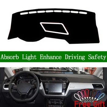 

For Volkswagen touran L 2016 2017-2019 Dashboard Cover Sun Shade Non-slip Dash Mat Pad Carpet Car Stickers Interior Accessories