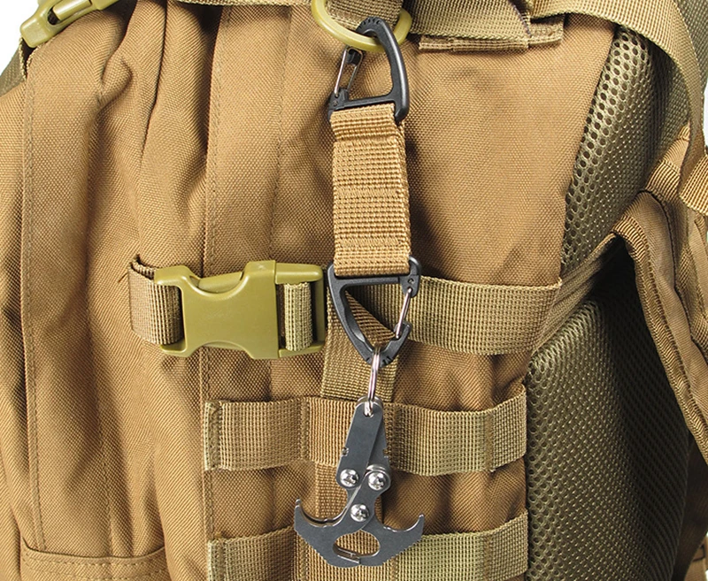 Ремень крюк Открытый Крюк для рюкзака военный тактический нейлоновый ремень аксессуар для охоты скалолазания выживания поясной ремень крюк