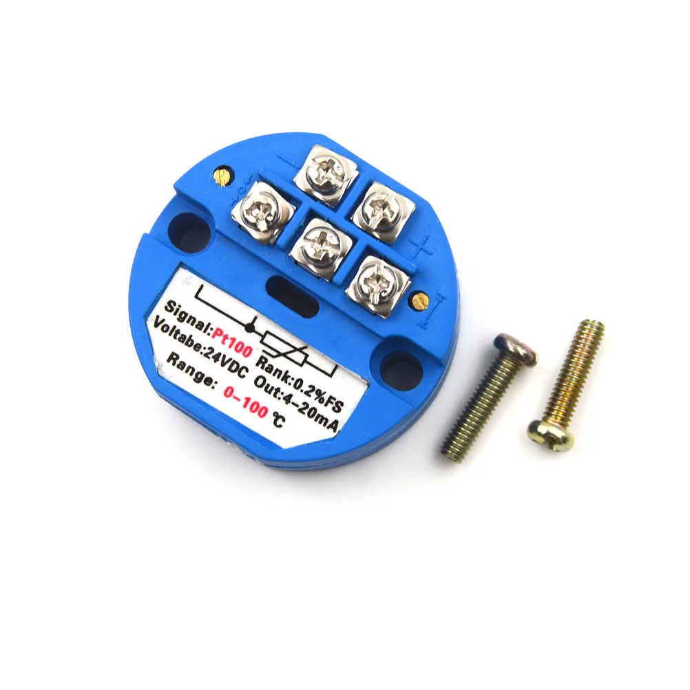 1Pcs 4-20MA Isolated Sensor 0-100 Celsius Temperature PT100 SBW Module 0-100 Degree -Y103