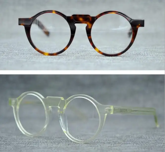 

LKK Fashion Women Glasses Frame Men Eyeglasses Frame Vintage Round Clear Lens Glasses Optical Spectacle Frame