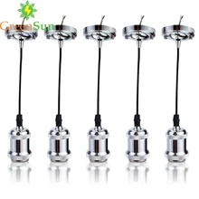 Винтажная Эдисон лампа базы подвесной светильник E27 винтовая лампа алюминиевая основа световая розетка промышленная Ретро фурнитура держатель лампы приспособление