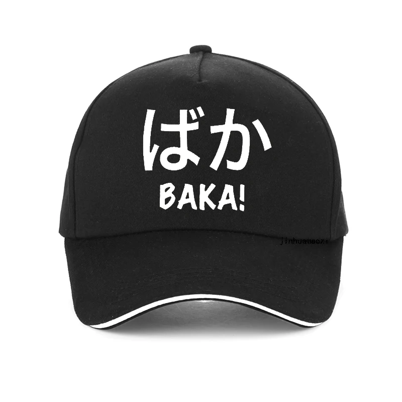 Аниме Otaku Baka Кепка для мужчин и женщин японский Slang бейсбольная Кепка унисекс забавные; с юмором Nipon язык японский мультфильм Nerd шляпа