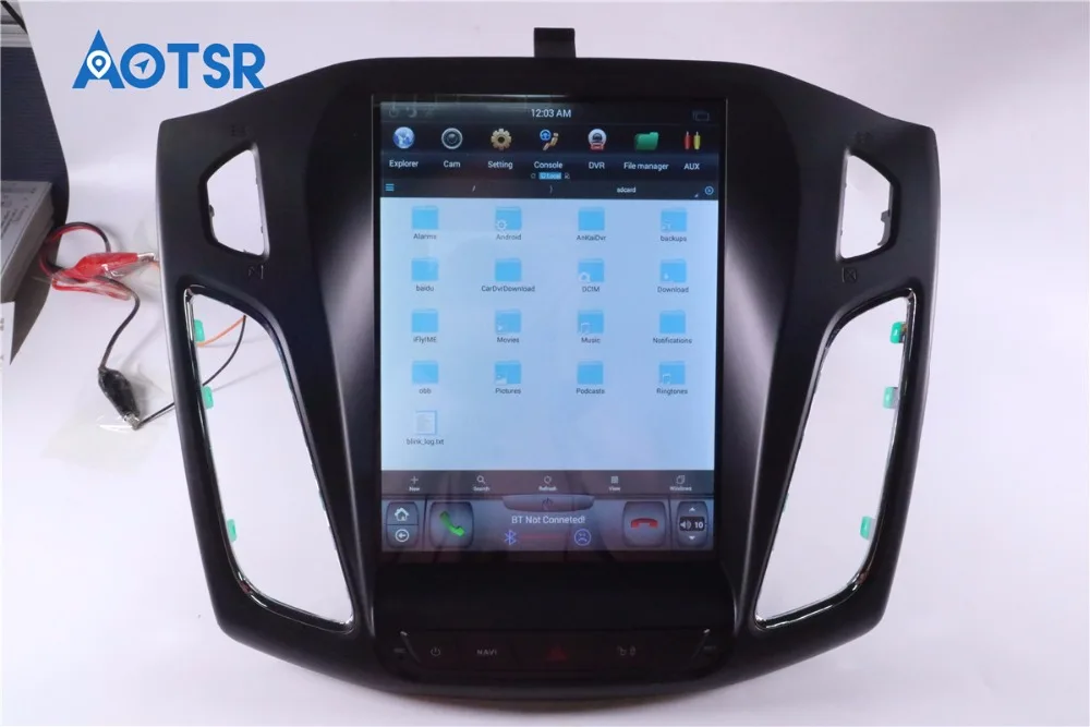Автомобильный мультимедийный блок Tesla style Android 6 0 большой экран без DVD плеера GPS