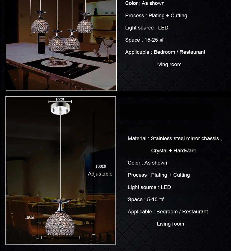 Высококачественная роскошная хрустальная люстра, модный хрустальный светильник для бара, столовой, кафе, гостиной